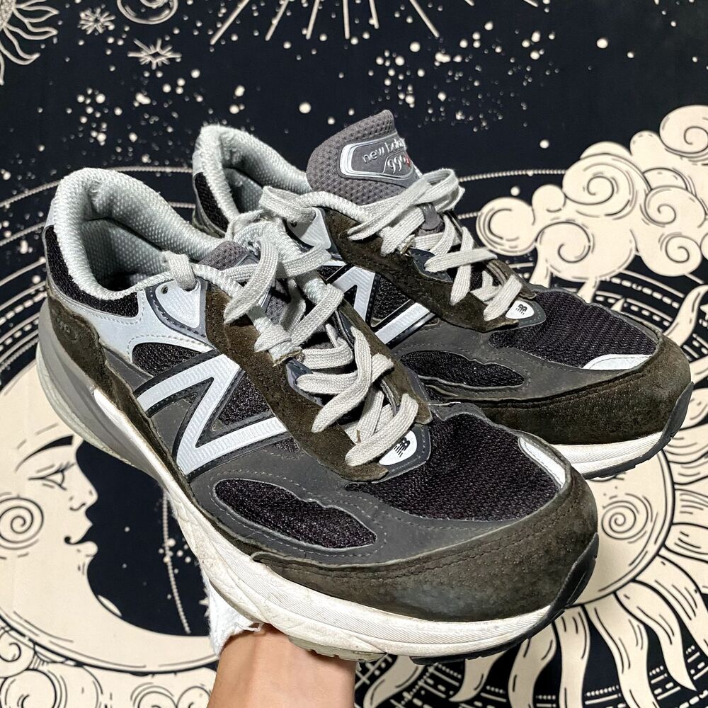 New Balance 990v6 U990OG6 Athletic Sneaker Men's Green Suede Training Running